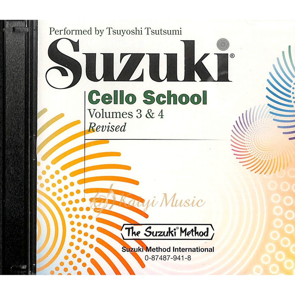 【凱翊︱AF】鈴木大提琴CD Vol.3&amp;4 Suzuki Cello School CD Vol. 3&amp;4