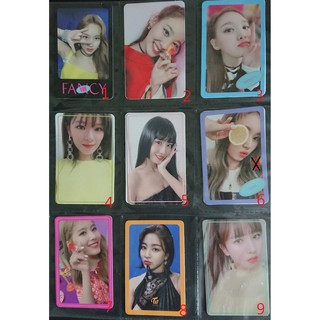 TWICE 迷你七輯 FANCY 小卡 大卡(閃卡 3D卡) 貼紙 CD光碟