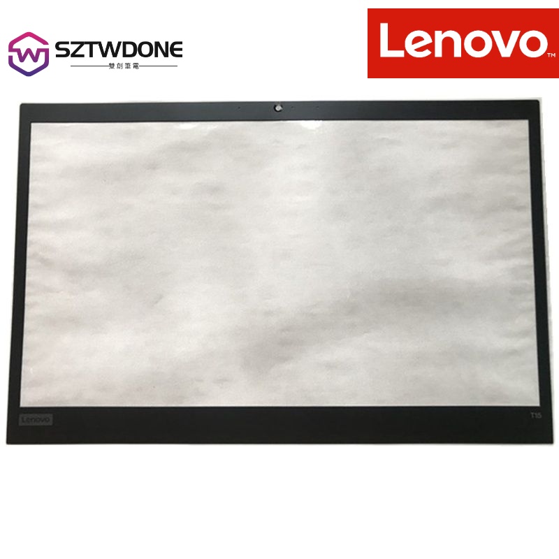 lenovo 適用於聯想 Thinkpad T15 IR 便攜式相機的全新液晶屏幕框架前聚酯薄膜膠框架帶雙面膠