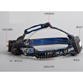 探美LED強光頭燈可伸縮變焦遠射防水釣魚修車露營採筍