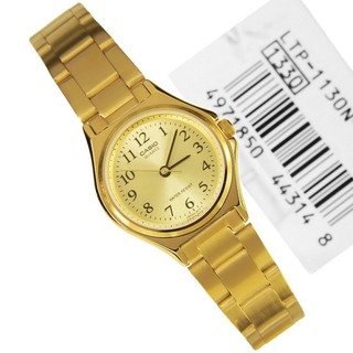 CASIO LTP-1130N-9B 數字型優雅質樸指針 女錶 不鏽鋼錶帶 防水 礦物玻璃