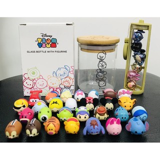 現貨 Tsum Tsum 裝可愛 華山玻璃罐 造型罐 史迪奇 電鍍 mini公仔 維尼 屹耳 迪士尼 Disney 小罐