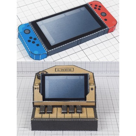 主機造型紙模型_switch LABO 手工DIY 3D 摺紙 折紙 紙製品