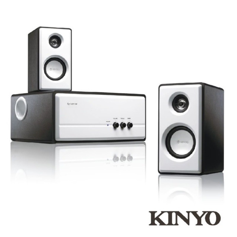 KINYO KY-670 2.1聲道 熊貓風 造型時尚喇叭 二手近全新
