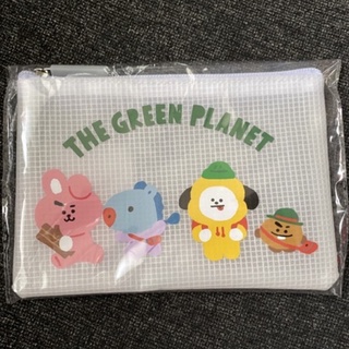 全新BT21開心裝收納包（出遊款）萬用袋/萬用包/零錢包/可愛卡通人物造型圖案包