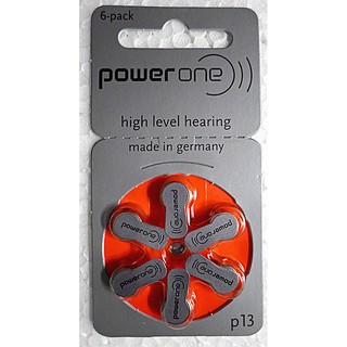 powerone 助聽器電池 p13 1.45V PR48 310mAh 一卡6入 德國製造