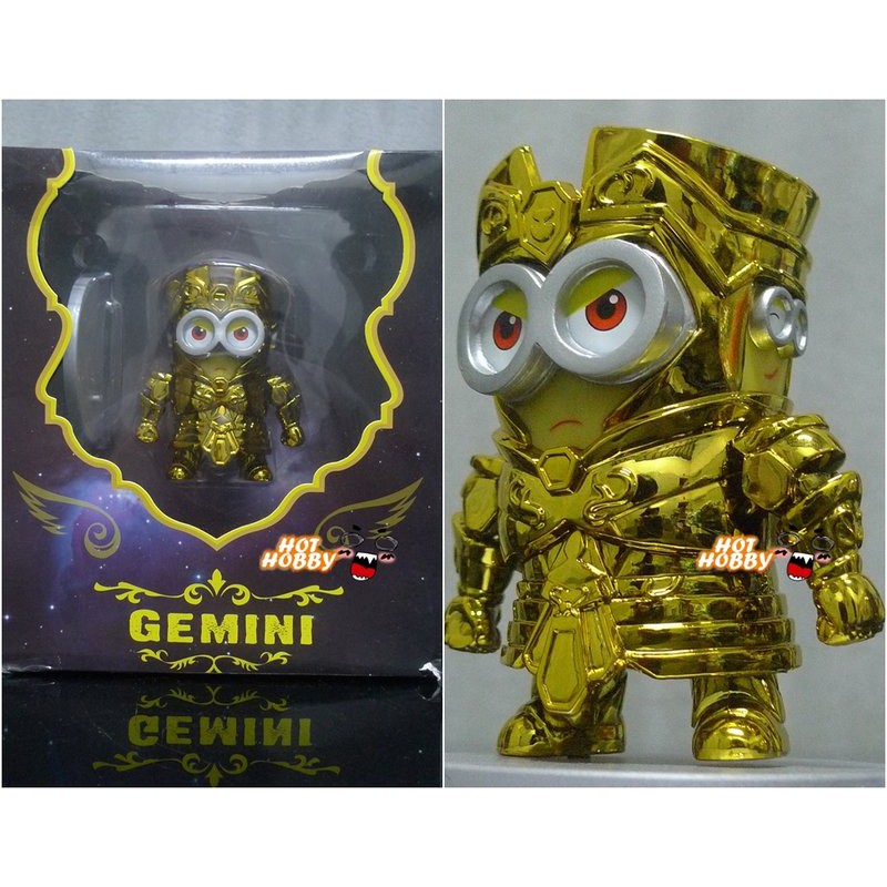 微風小舖 神偷奶爸黃金雙子座小小兵聖鬥士minion Cos Gemini 蝦皮購物