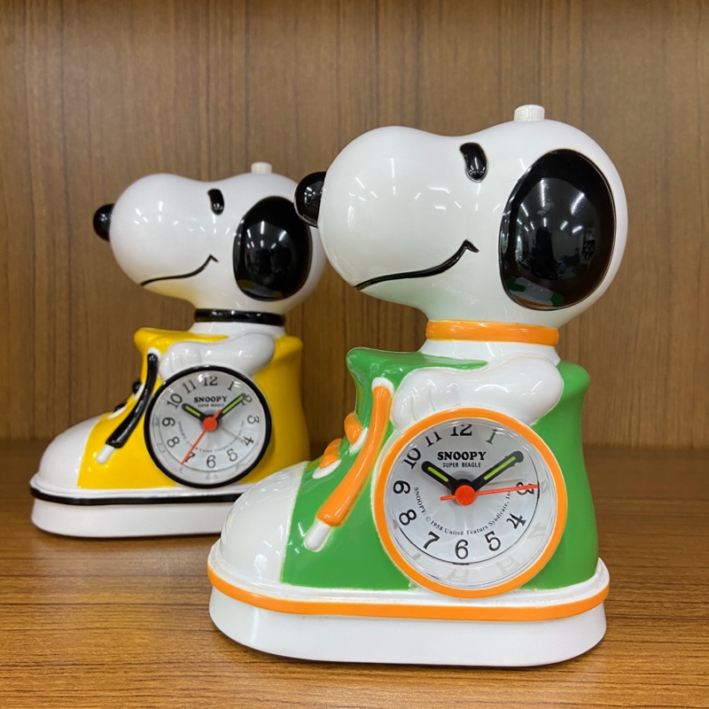 Snoopy史努比 球鞋型鬧鐘擺飾