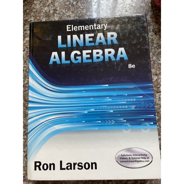 (二手)Elementary Linear Algebra 8e