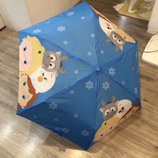 全新未使用 全家可愛在一起 冰雪奇緣 大頭傘 折疊傘