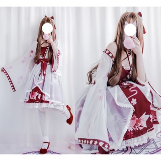 🎀夢幻物語🎀 日式 和風 金魚姬 和服 lolita op 日系 洋裝 蘿莉洋裝 軟妹洋裝 蘿莉塔 浴衣 浴衣祭 和風