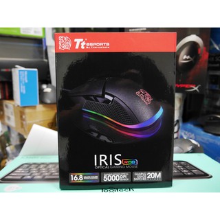 【本店吳銘】 曜越 Tt eSPORTS IRIS RGB 電競光學滑鼠 5000DPI