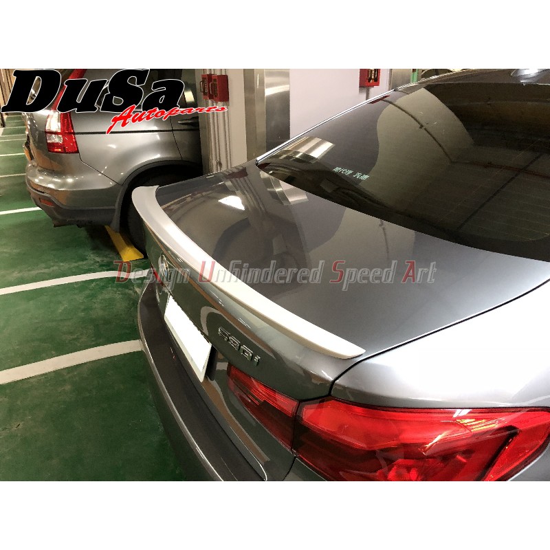 Dusa Bmw 5系列g30 四門類p款風格尾翼後擾流全新abs材質未使用未烤漆5i 530i 蝦皮購物