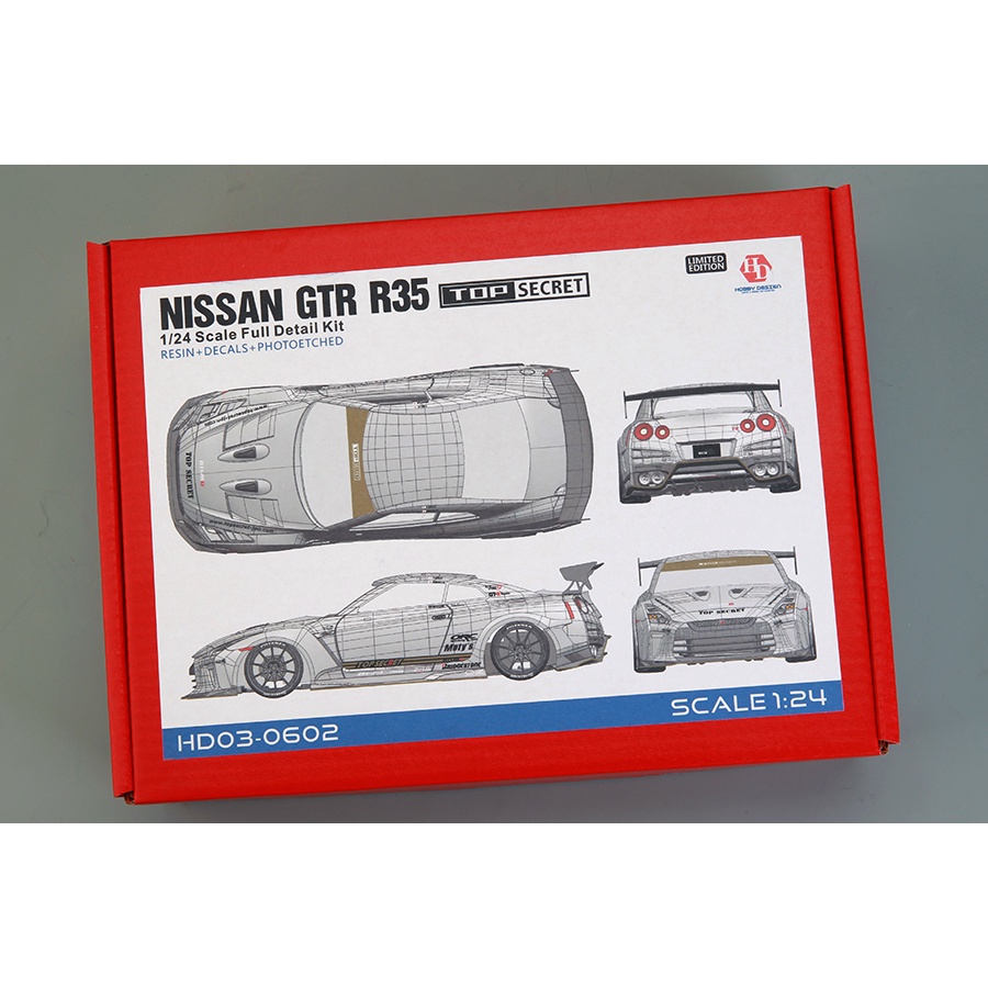 【傑作坊】Hobby Design HD03-0602 1/24 Nissan GTR R35 Top Secret改套