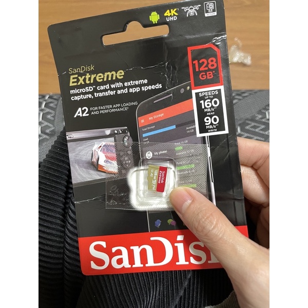 SanDisk Extreme microSDXC UHS-I V30 A2 128GB 128G 記憶卡