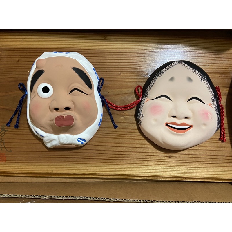 日本購入 陶瓷彩繪面具套組