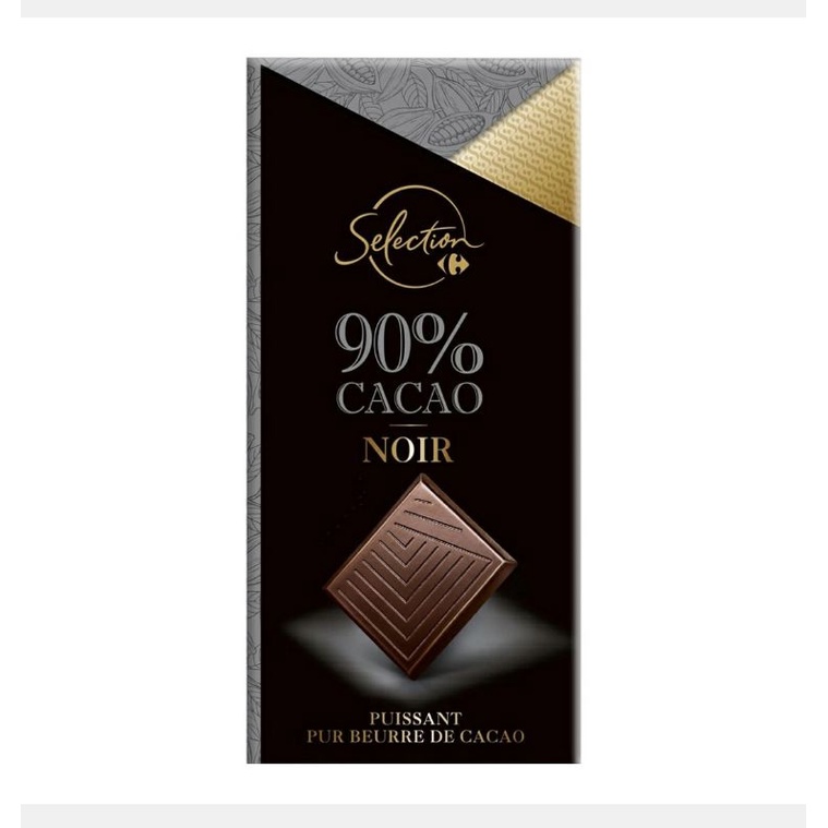 家樂福精選90%特黑巧克力80g 本店滿520私訊享超商免運 dark chocolate黑巧克力80公克 淡水可自取