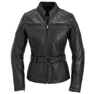 【德國Louis】AJS BIKER III女用摩托車皮衣 黑色真皮女生重機外套復古經典重型機車重車騎士夾克207225