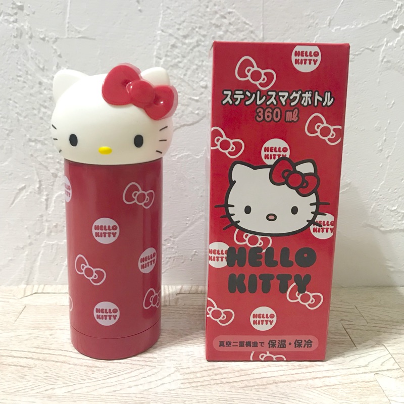 【正版】日本帶回 Hello kitty 貓頭保溫杯