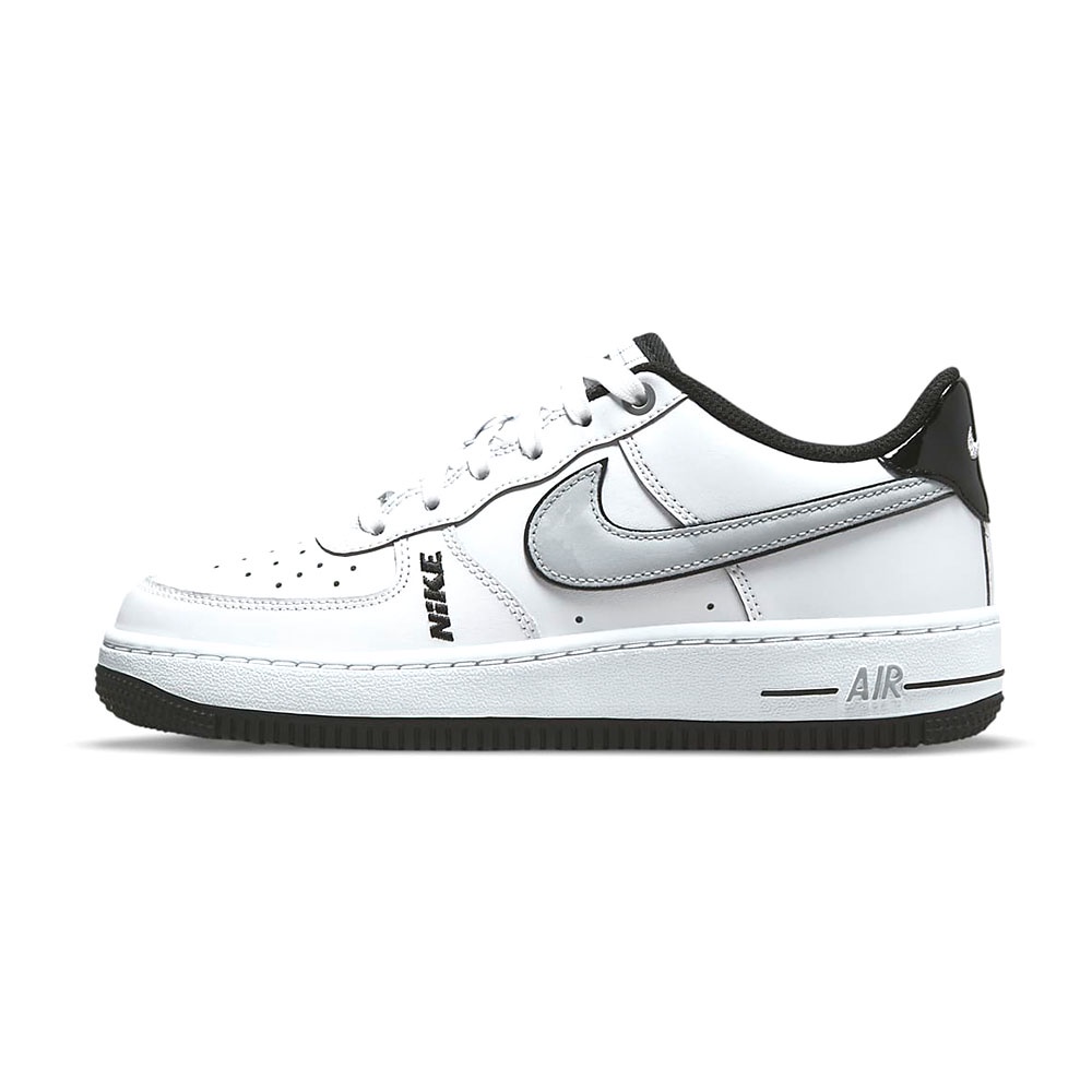 Nike Air Force 1 LV8(GS) 大童 白銀黑 經典 運動 休閒鞋 DO3809-101