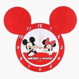 正版 授權 迪士尼 米奇 頭型 掛鐘 維尼 史迪奇 掛鐘 時鐘 木製 台灣製 米老鼠 頭