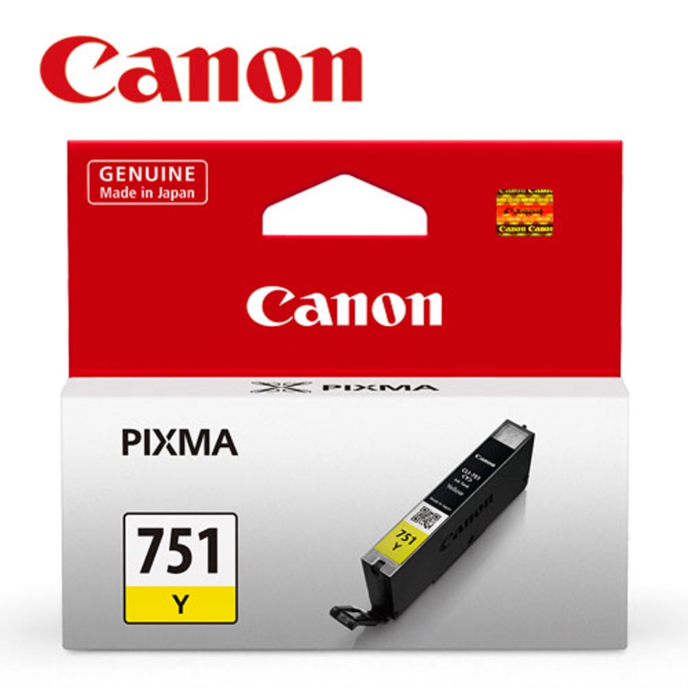 Canon CLI-751Y 原廠黃色墨水匣 現貨 廠商直送