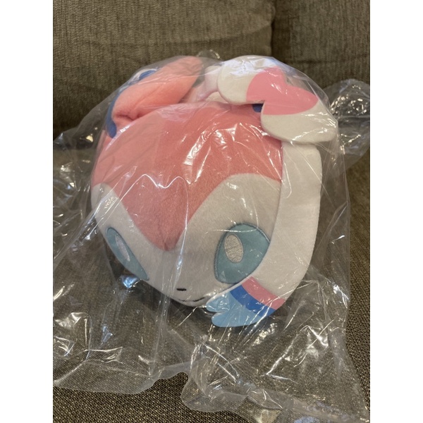 仙子 水伊布 太陽伊布 葉伊布 日本限定 神奇寶貝 Pokémon 寶可夢 景品 圓滾滾 趴姿 生日禮物 伊布家族娃娃