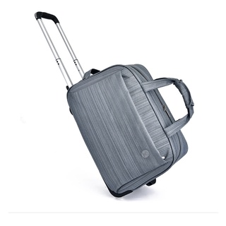 拉桿包批發水洗布旅行包手提拉桿兩用可摺疊行李包袋
