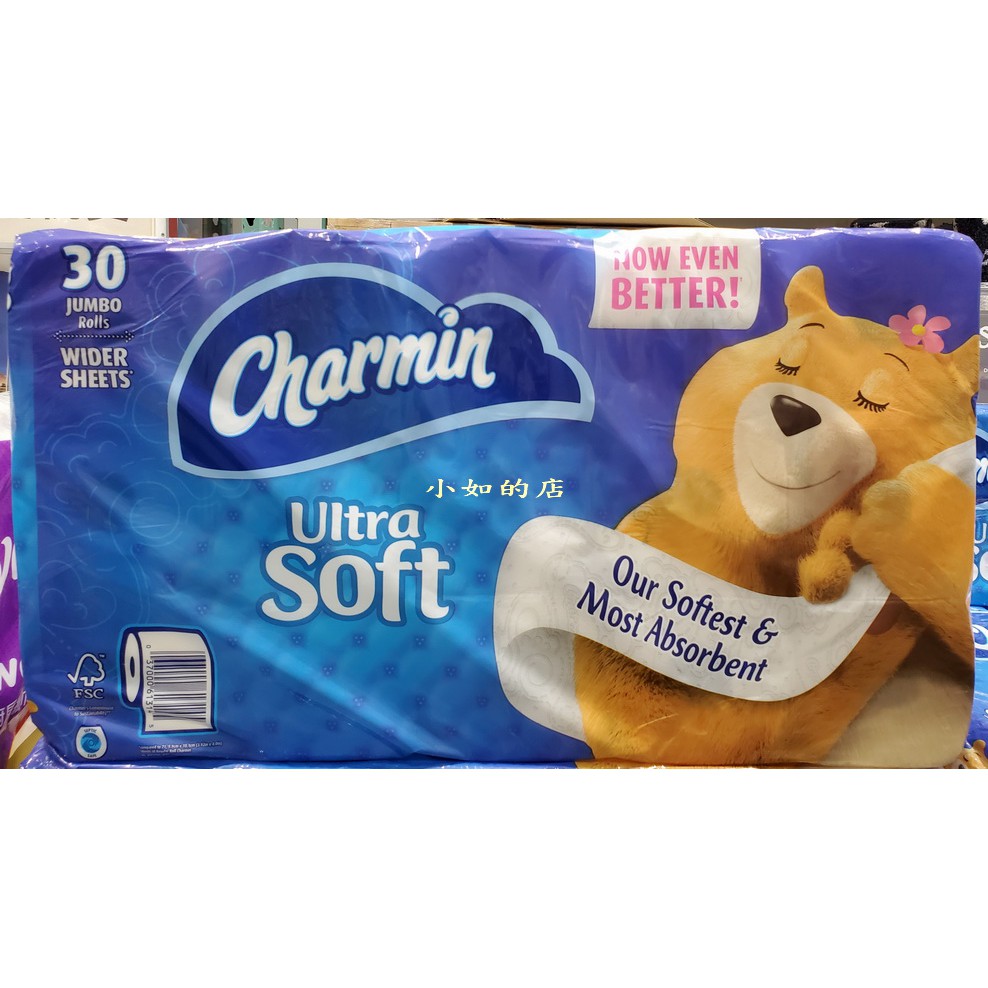 小如的店 Costco好市多線上代購 Charmin 超柔捲筒衛生紙 每捲214張 30捲 蝦皮購物