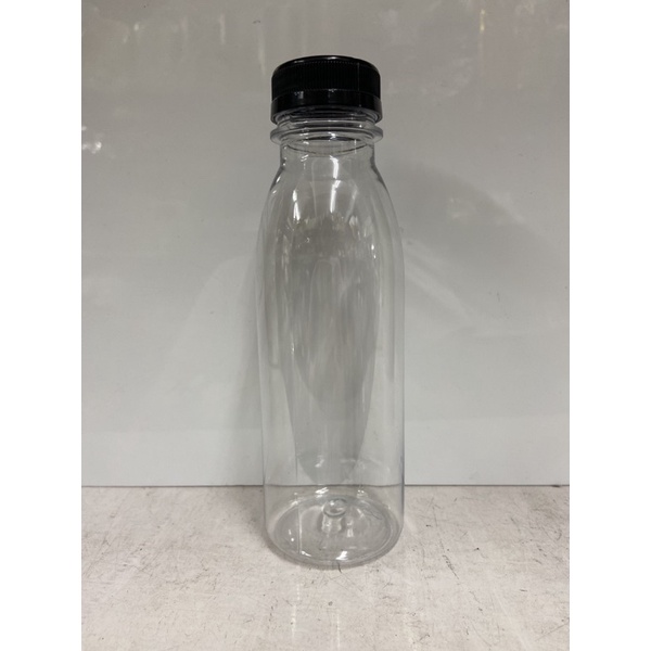 P35 寬口瓶 350cc 單支 黑蓋 冷泡茶瓶 飲料瓶 冷飲瓶 塑膠空瓶