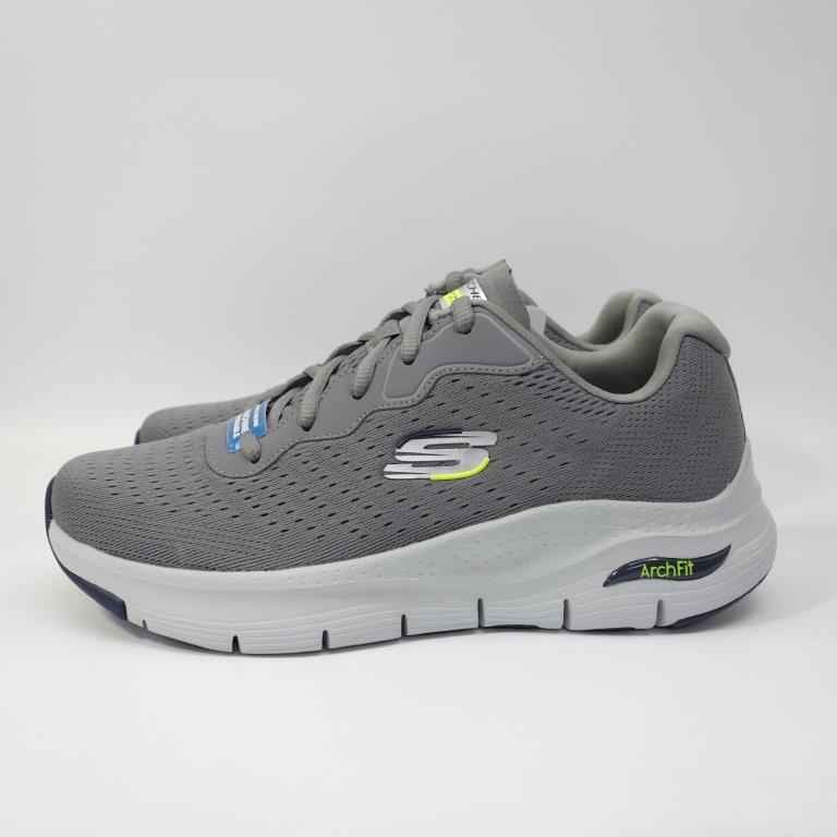 [麥修斯]SKECHERS ARCH FIT 健走鞋 足弓支撐 久站 足弓支撐 男款 232303GRY