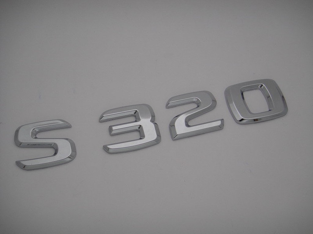 新款 高度25mm Benz 賓士 奔馳 S Class W221 S320 S 320  後車箱蓋 字體 字標