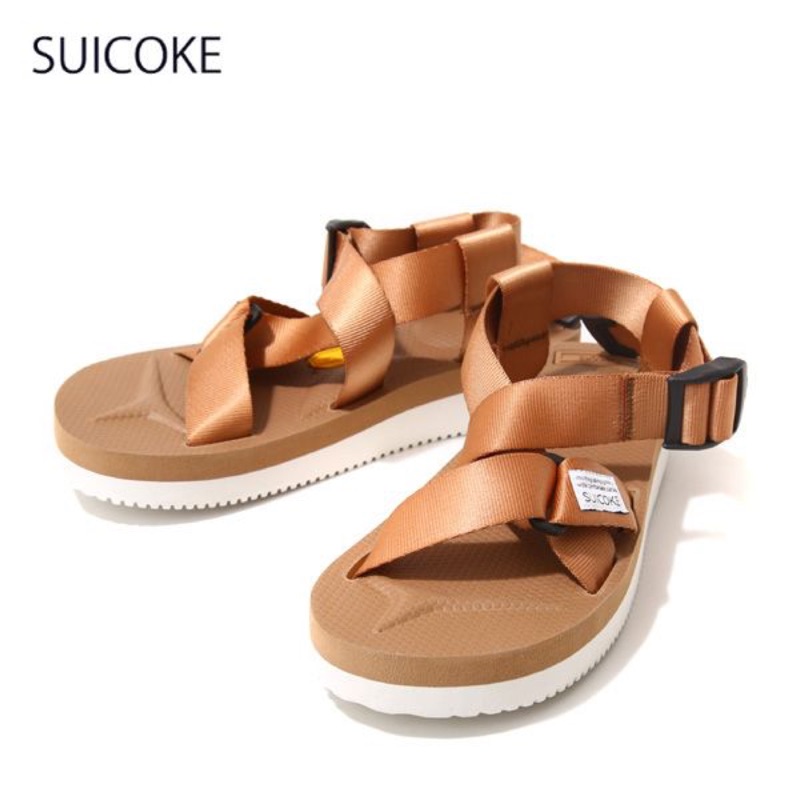 正品 Suicoke chin2 beige 駝色 涼鞋 Size:9