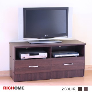 RICHOME TV150 爵士雙抽4呎電視櫃-2色 電視櫃 收納櫃 置物櫃