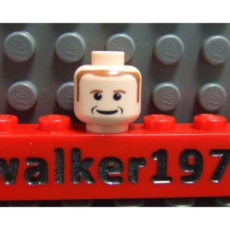 【積木2010】#429 樂高 LEGO 笑臉 膚色人頭 人偶頭 ( 法拉利車隊 F. Massa 人頭)