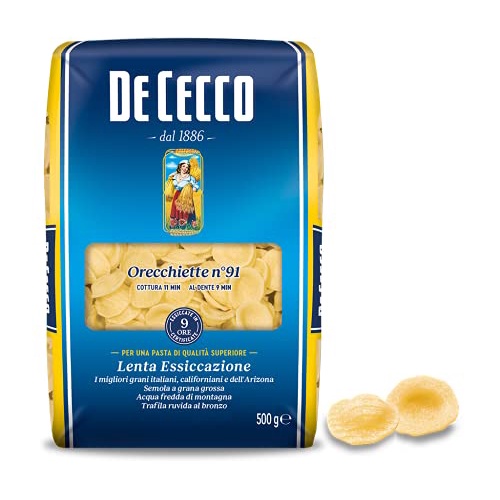 義大利 DE CECCO 得科 貓耳朵麵 ORECCHIETTE  N.91 500g