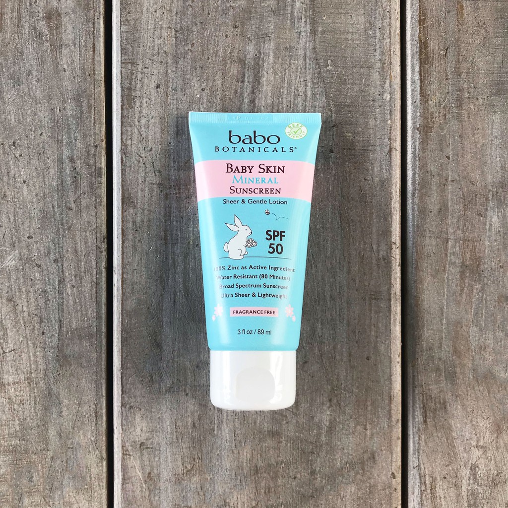 Babo Botanicals Baby Skin Mineral Sunscreen Lotion 嬰兒礦物防曬乳液