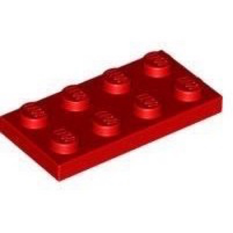 ||高雄 宅媽|樂高 積木|| LEGO 零件 薄板磚 2x4 3020 紅色 302021