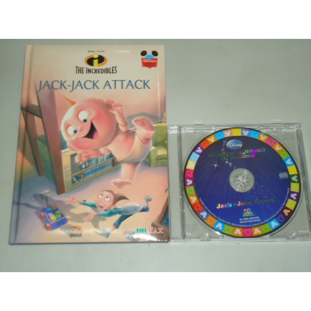 全新 / 英文 / 童書 / 迪士尼 / Jack Jack Attack 小傑的攻擊 / 附朗讀 CD