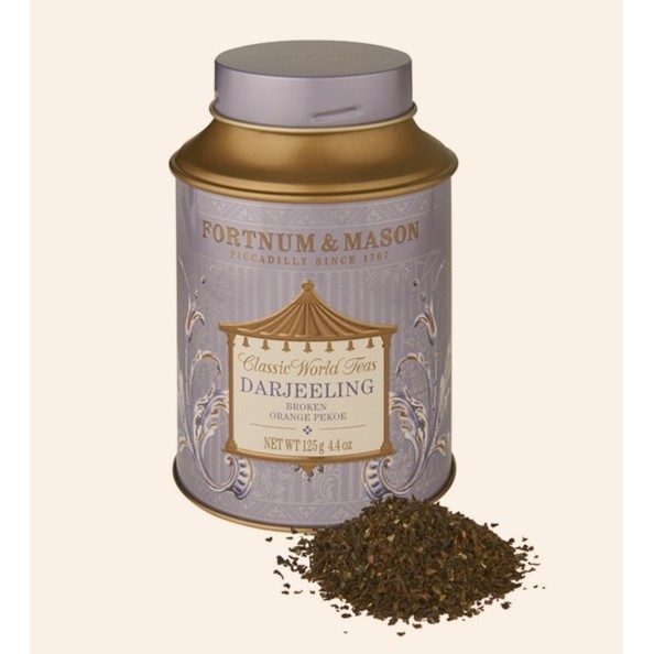 英國帶回 現貨 Fortnum & Mason Darjeeling BOP 大吉嶺紅茶 125g 罐裝 英國皇室御用