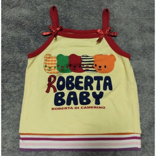 二手2A Roberta do Camerino嬰幼兒棉質細肩帶上衣
