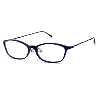 光學眼鏡 知名眼鏡行 (回饋價) - 寶藍色鏡框 超輕超彈性記憶金屬鏡腳鏡框 15258 配近視眼鏡(複合材質/全框)
