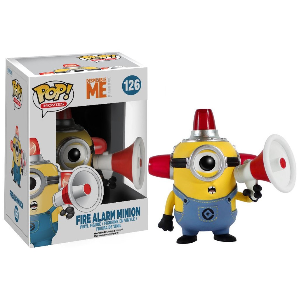 【Toy Fun】*美國空運現貨 Funko Pop神偷奶爸2 消防小小兵(Fire Alarm Minions)公仔