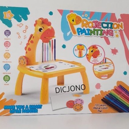 益智玩具兒童學習桌投影儀兒童繪圖桌