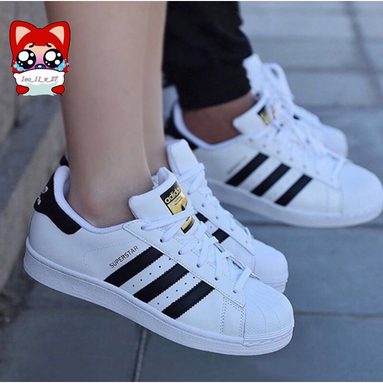 💕leo韓國代購👟 Adidas Superstar 貝殼頭 三葉草 金標 板鞋 運動鞋 休閑鞋 男鞋女鞋 情侶鞋