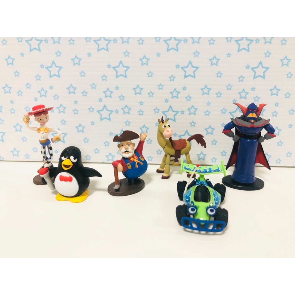 迪士尼 絕版 札克天王 企鵝 礦工 翠絲 紅心小馬 跑車 玩具總動員 TOMY 組立 組裝 巧克力蛋 玩具 公仔