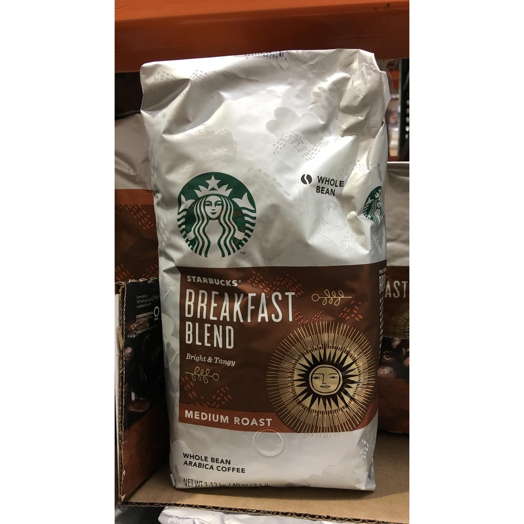 [麗塔店鋪]好市多代購 星巴克 STARBUCKS 早餐綜合咖啡豆1.13kg