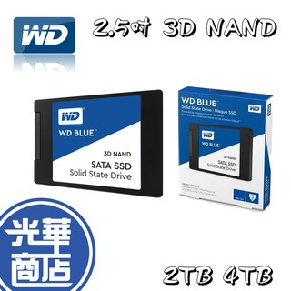 【現貨熱銷】 WD SSD 2TB 2T 2.5吋 3D NAND固態硬碟 藍標 威騰 五年保 4TB 4T