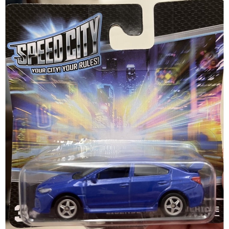 Welly 威利 1/60 subaru wrx 模型 模型車 Speed City
