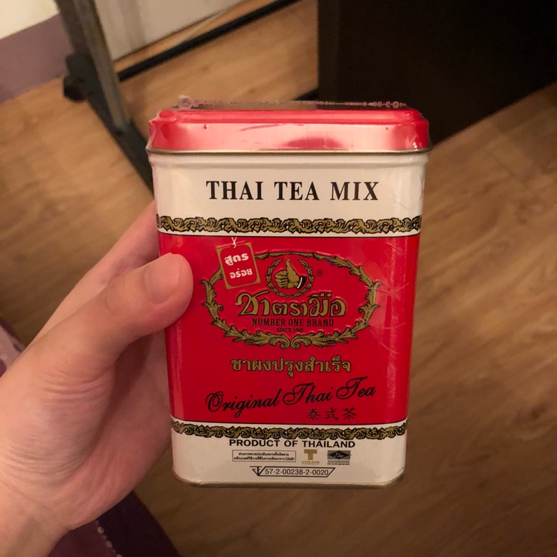 泰國帶回手標泰奶#鐵罐#紅奶茶#全新未拆封